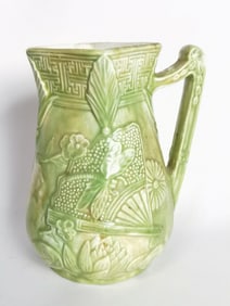 1966 Vintage Art Deco Style Dragonfly Fan Pitcher