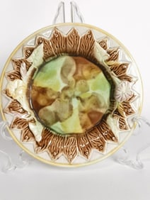 Antique French Majolica Plate