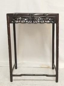 19th C. Chinese Hongmu Carved Stand