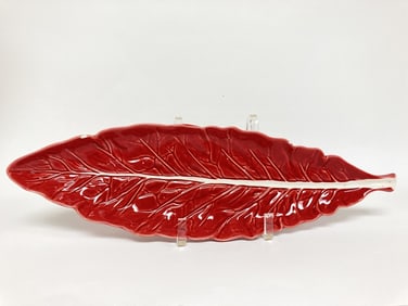 Bordallo Pinheiro Porcelain Red Cabbage Plate