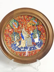CH Field Limoges Porcelain La Dame e La Licorne Pl