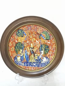 CH Field Limoges Porcelain La Dame e La Licorne Pl