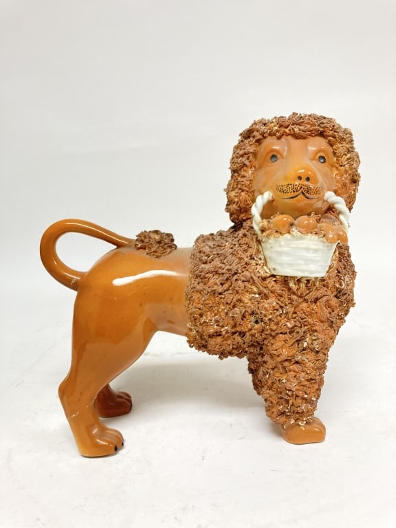 Vintage Italian Porcelain T288 Poodle Dog Figurine (1 of 6)