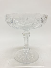 Vintage American Brilliant Cut Crystal Compote