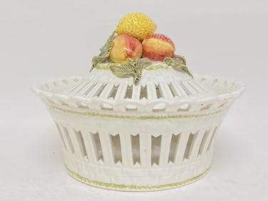 Vintage Italian Ceramic Majolica Lemon Hollow Cove