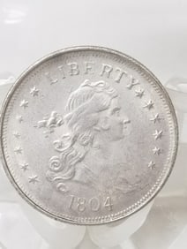 Replica of 1804 US Draped Bust Silver Dollar