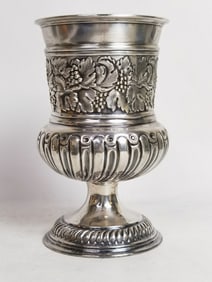 Vintage Israel Freeman England Hand Chased Silver