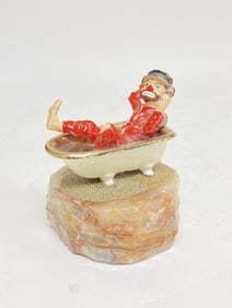 1990 Ron Lee "No Vacancy" Clown on Onyx Base
