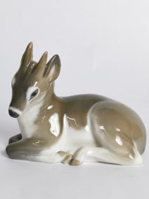Royal Copenhagen Porcelain Deer Figurine