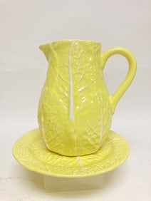 Vintage Secla Portugal Porcelain Yellow Cabbage P
