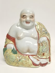 Chinese Porcelain Famille Rose Buddha
