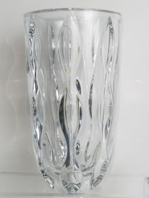 Vintage Reed & Barton Slovena Crystal Vase