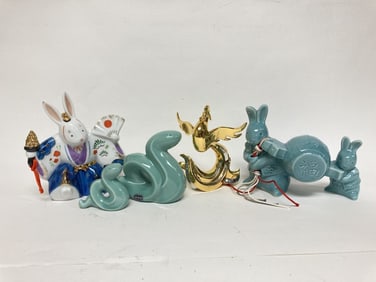 Group of Asian Table Decors