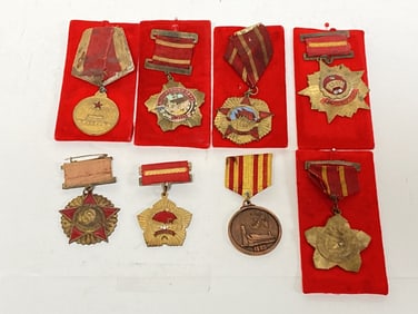 Group of Chinese Army Metals