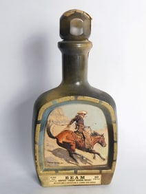 1970 Vintage Jim Beam "Frederic Remington" Whiskey