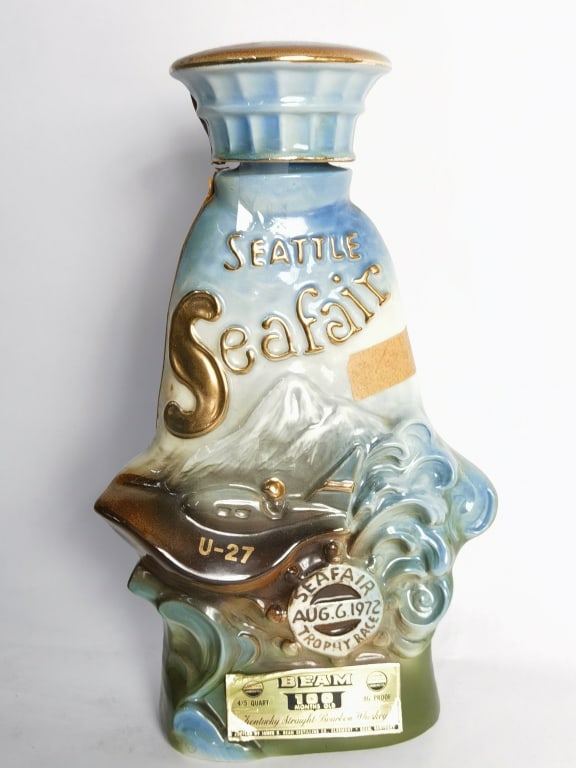 1972 Vintage Jim Beam "Seattle Seafair" Whiskey (1 of 6)