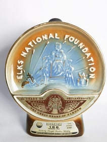 1960 Vintage Jim Beam "Elks National Foundation" W