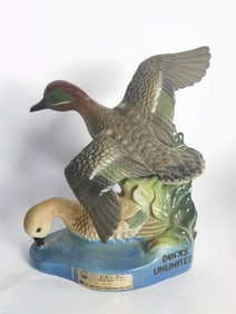 1981 Vintage Jim Beam "Ducks Unlimited" Whiskey
