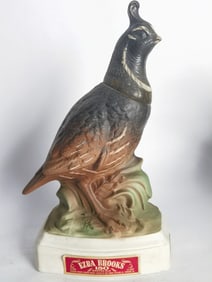 1970 Vintage Ezra Brooks "Quail" Bourbon Whiskey