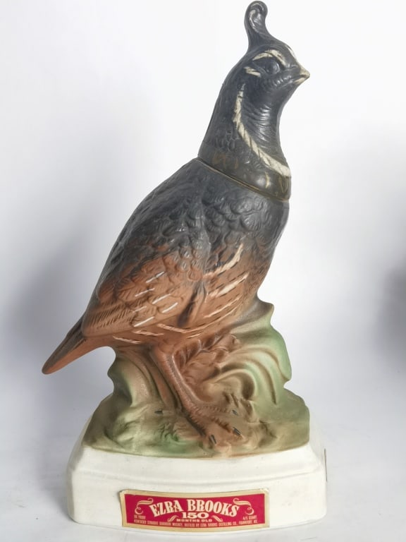 1970 Vintage Ezra Brooks "Quail" Bourbon Whiskey (1 of 6)