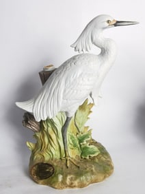 1980 Vintage Ezra Brooks "Snowy Egret" Whiskey