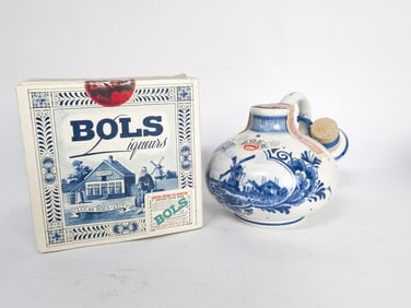 Vintage Delft Blue Holland Bols Liqueur
