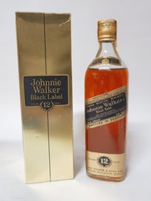 Vintage Johnnie Walker Black Label 12Yr Old