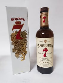 Vintage Seagram's Seven Crown American Whiskey