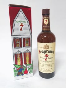 Vintage Seagram's Seven Crown Christmas Whiskey
