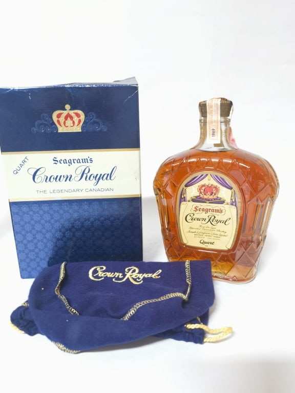 1962 Seagram's Crown Royal Whiskey Sealed