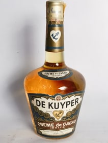 Vintage De Kuyper Creme de Cacao Liqueur