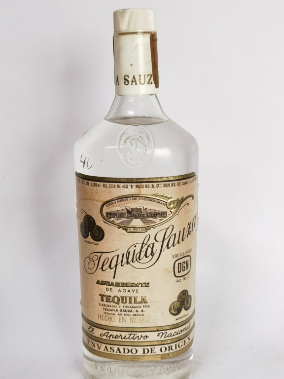 Vintage Sauza Tequila "Aguardiente de Agave" (1 of 11)