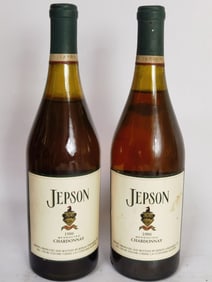 (2) 1986 Jepson Mendocino Chardonnay