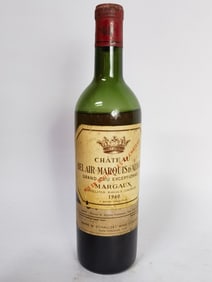 1960 Chateau Bel Air Marquis d'Aligre Margaux