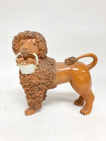 Vintage Italian Porcelain T288 Poodle Dog Figurine