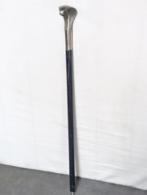 Vintage Stainless Steel Cobra Head Sword Cane