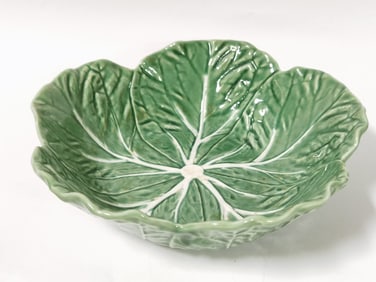 Large Vintage Bordallo Pinheiro Porcelain Cabbage