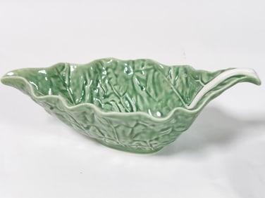 Vintage Bordallo Pinheiro Porcelain Cabbage Bowl