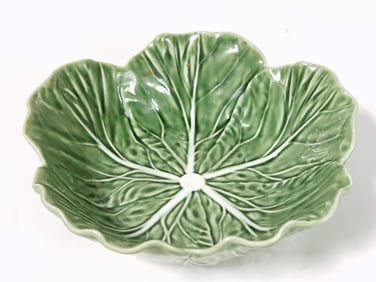 Vintage Bordallo Pinheiro Porcelain Cabbage Bowl