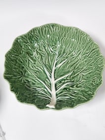 Large Vintage Bordallo Pinheiro Porcelain Cabbage