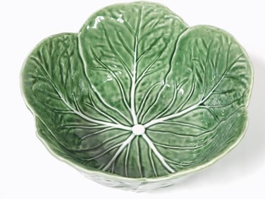 Large Vintage Bordallo Pinheiro Porcelain Cabbage