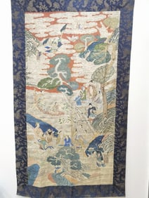Qing Chinese "Deities Celebration" Kesi