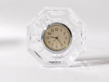 Waterford Crystal Small Table Clock