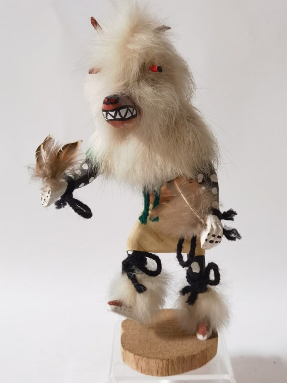 Vintage Smith Hopi Indian "Wolf" Kachina Doll (1 of 6)