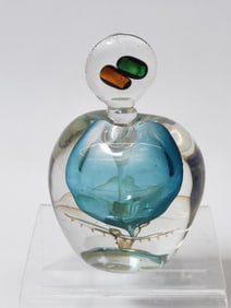 Vintage Atelier Halmar Art Glass Perfume Bottle