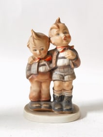 1939 Goebel Hummel Porcelain "Good Friends" Figurine