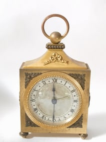 Vintage Angelus Swiss Made Brass Carriage Clock