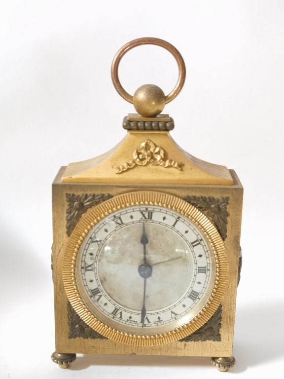 Vintage Angelus Swiss Made Brass Carriage Clock (1 of 9)