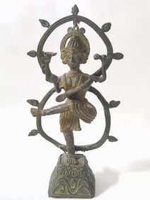 Antique Nepalese Bronze Four-Arm Buddha