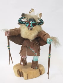Vintage Signed Navajo Hototo Hopi Kachina Doll